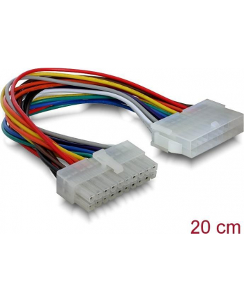 PRZEDŁUŻACZ ZASILANIA ATX 24F/24M 20CM DELOCK nr 2