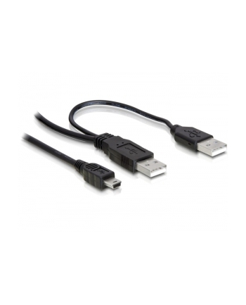 KABEL USB AM MINI USB 2.0 -> 2XAM-AF 1.5M DELOCK