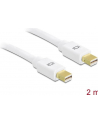 KABEL DISPLAYPORT MINI M-> DISPLAYPORT MINI  M 2M GOLD  DELOCK - nr 12