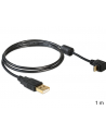 KABEL USB MICRO AM-MBM5P 2.0 KĄTOWY GÓRA/DÓŁ 90'' 1M DELOCK - nr 15