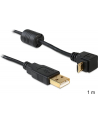 KABEL USB MICRO AM-MBM5P 2.0 KĄTOWY GÓRA/DÓŁ 90'' 1M DELOCK - nr 6