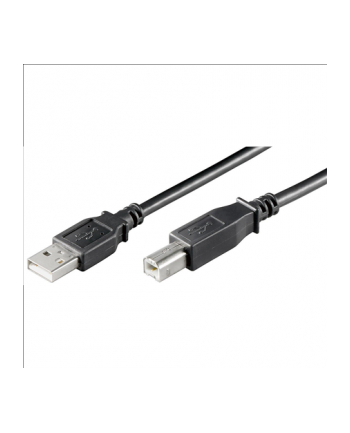 KABEL USB AM-BM 2.0 1.8M NIKLOWANE WTYKI. CZARNY