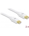 KABEL DISPLAYPORT MINI M-> DISPLAYPORT MINI  M 2M GOLD  DELOCK - nr 11