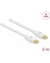 KABEL DISPLAYPORT MINI M-> DISPLAYPORT MINI  M 2M GOLD  DELOCK - nr 20