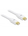 KABEL DISPLAYPORT MINI M-> DISPLAYPORT MINI  M 2M GOLD  DELOCK - nr 7