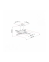 ART UCHWYT SUFITOWY DO PROJEKTORA P-101S 15KG SREBRNY - nr 12