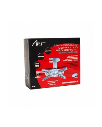 ART UCHWYT SUFITOWY DO PROJEKTORA P-101S 15KG SREBRNY nr 1