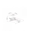 ART UCHWYT SUFITOWY DO PROJEKTORA P-101S 15KG SREBRNY - nr 5