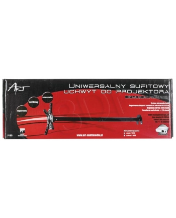 ART UCHWYT SUFITOWY DO PROJEKTORA P-105B 15KG CZARNY nr 2