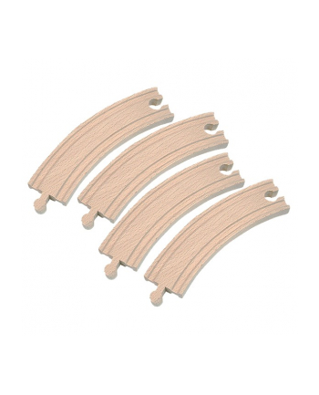 WOODYLAND Kolejka, Zakręty długie 4 szt.