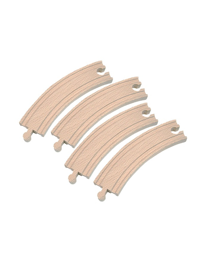 WOODYLAND Kolejka, Zakręty długie 4 szt. główny