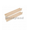 WOODYLAND Kolejka, Tory proste 22cm,2szt - nr 1