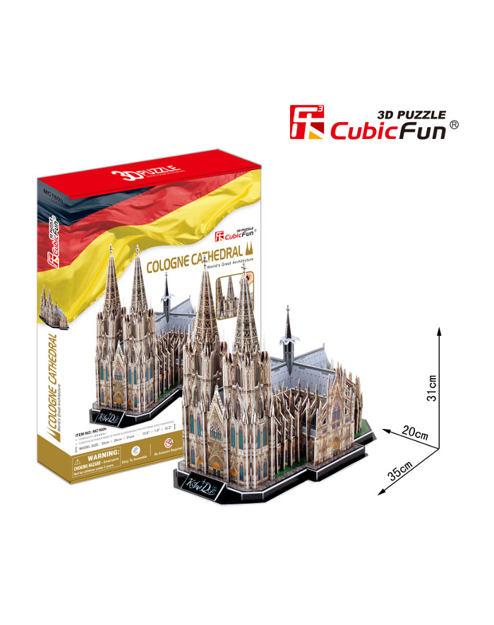 PUZZLE 3D Cologne Cathedral główny