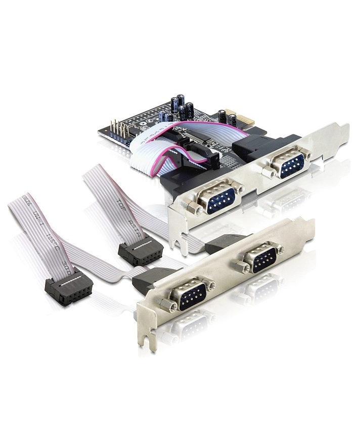 DELOCK KARTA PCI EXPRESS >COM 9PIN X4 główny