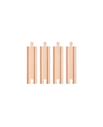 WOODYLAND Kolejka, Tory proste 15cm,4szt