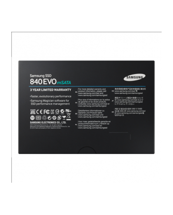 Samsung SSD 840 EVO 250GB 2.75mm mSATAIII 6Gb/s, Sequential Read Speed: Up to 540MB/s, Sequential Write Speed: Up to 520MB/s