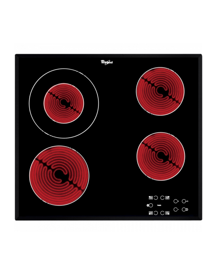 Płyta Ceramiczna 4-polowa Whirlpool AKT 8130 BA  (Czarny) główny