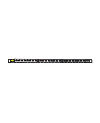 Netrack patchpanel 19'' 24-porty kat. 5e FTP LSA, 0,5U z półką nr 1