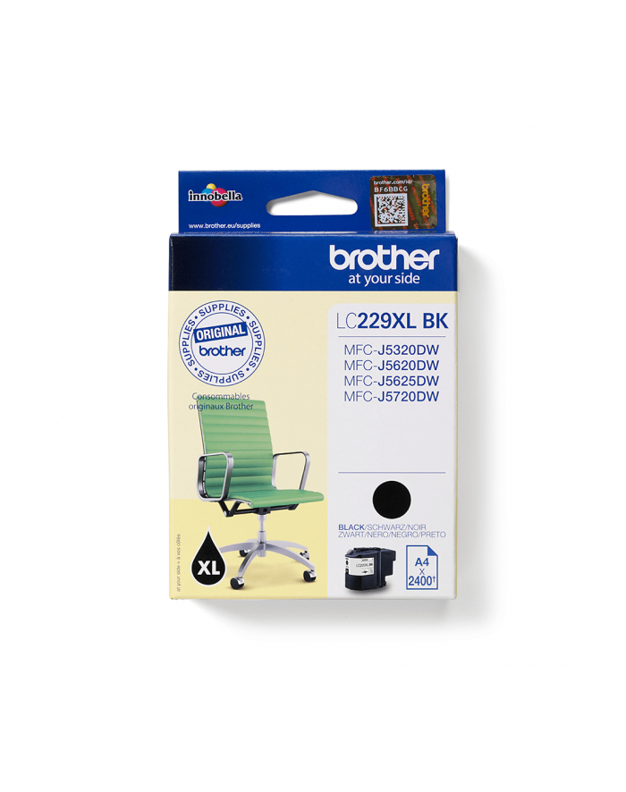 Brother Tusz Czarny LC229XLBK II 1200 str. główny