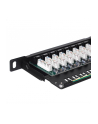 Netrack patchpanel 19'' 24-porty kat. 6 UTP LSA, 0,5U z półką - nr 10