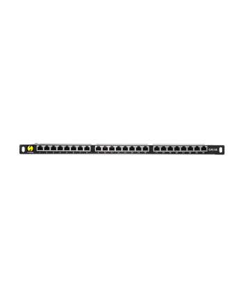 Netrack patchpanel 19'' 24-porty kat. 5e FTP LSA, 0,5U z półką