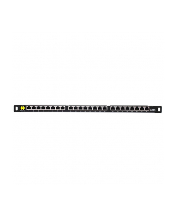 Netrack patchpanel 19'' 24-porty kat. 6 FTP LSA, 0,5U z półką