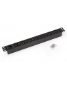 Triton Listwa zasilająca 19  RAB-PD-X10-A1 (14 gniazd w standardzie IEC320  max. 10 A  bez przewodu wytk C14  kolor czarny RAL 9005  wskaźnik zasilania LED) - nr 8