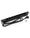 Triton Listwa zasilająca 19  RAB-PD-X02-A1 (8 gniazd w standardzie DIN  max. 16 A  przewód 3 x 1 5 mm o długości 2 m  wtyk DIN49441 16 A  kolor czarny RAL 9005) - nr 5