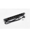 Triton Listwa zasilająca 19  RAB-PD-X02-A1 (8 gniazd w standardzie DIN  max. 16 A  przewód 3 x 1 5 mm o długości 2 m  wtyk DIN49441 16 A  kolor czarny RAL 9005) - nr 6