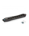 Triton Listwa zasilająca 19  RAB-PD-X05-A1 (8 gniazd w standardzie ČSN  max. 16 A  przewód 3 x 1 5 mm o długości 2 m  wtyk DIN49441 16 A  kolor czarny RAL 9005  wskaźnik zasilania LED) - nr 1