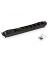 Triton Listwa zasilająca/przeciwprzepięciowa 19  RAB-PD-X08-A1 (8 gniazd w standardzie DIN  max. 16 A  przewód 3 x 1 5 mm o długości 2 m  wtyk DIN49441 16 A  kolor czarny RAL 9005   wskaźnik zasilania LED   ochrona przeciwprzepięciowa – warystor) - nr 4