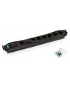 Triton Listwa zasilająca/przeciwprzepięciowa 19  RAB-PD-X08-A1 (8 gniazd w standardzie DIN  max. 16 A  przewód 3 x 1 5 mm o długości 2 m  wtyk DIN49441 16 A  kolor czarny RAL 9005   wskaźnik zasilania LED   ochrona przeciwprzepięciowa – warystor) - nr 6