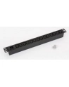 Triton Listwa zasilająca 19  RAB-PD-X10-A1 (14 gniazd w standardzie IEC320  max. 10 A  bez przewodu wytk C14  kolor czarny RAL 9005  wskaźnik zasilania LED) - nr 12