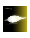 Whitenergy żarówka LED | E14 | 3 SMD 2835 | 3W | 100V-250V | mleczne | C30L - nr 4