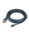 KABEL HDMI(M)->DVI-D(M)(18+1) 0.5M SINGLE LINK GOLD GEMBIRD - nr 3