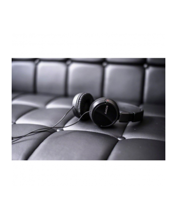 Sony Słuchawki nauszne składane ZX , czarne AP ( z mikrofonem)