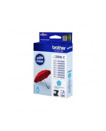 Tusz Brother LC225XLCBP cyan blister pack |1200str| DCP-J4120DW/MFC-J4420DW nr 1