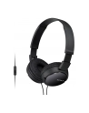 Sony Słuchawki nauszne składane ZX , czarne AP ( z mikrofonem) - nr 4