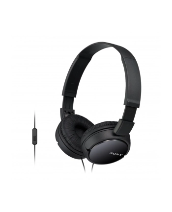 Sony Słuchawki nauszne składane ZX , czarne AP ( z mikrofonem)