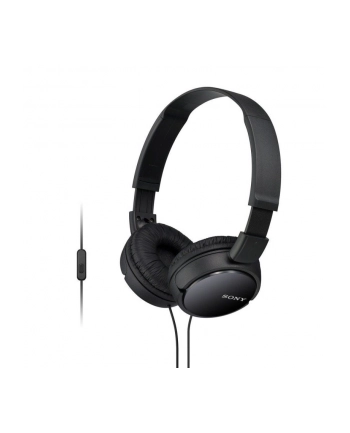 Sony Słuchawki nauszne składane ZX , czarne AP ( z mikrofonem)