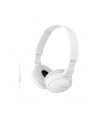 Sony Słuchawki nauszne składane ZX białe  AP ( z mikrofonem) - nr 15