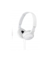 Sony Słuchawki nauszne składane ZX białe  AP ( z mikrofonem) - nr 20