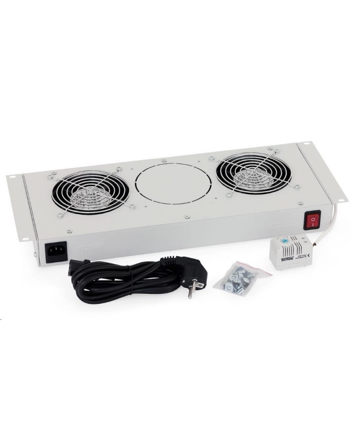 Triton panel wentylacyjny z termostatem RAC-CH-X26-X1 (3x wentylator 230V/45W  kolor jasnoszary RAL7035) główny