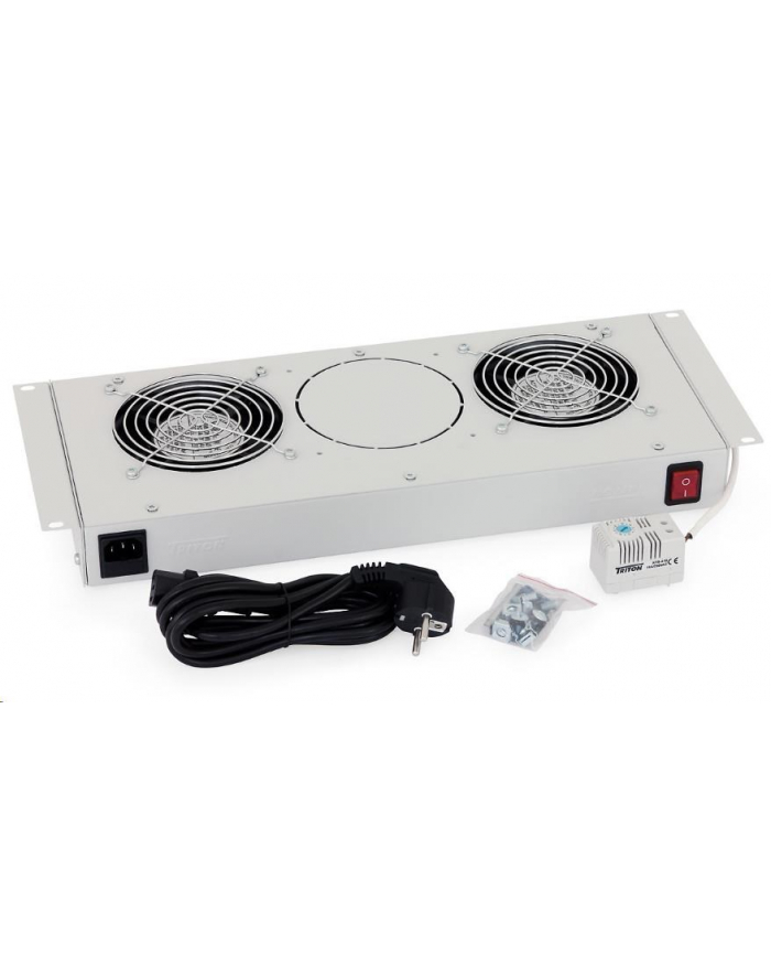 Triton panel wentylacyjny z termostatem RAC-CH-X26-X1 (3x wentylator 230V/45W  kolor jasnoszary RAL7035) główny