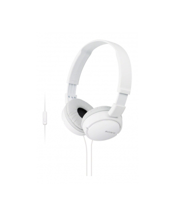 Słuchawki z mikrofonem Sony MDR-ZX110APW (białe)