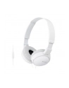 Słuchawki z mikrofonem Sony MDR-ZX110APW (białe) - nr 12