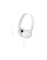 Słuchawki z mikrofonem Sony MDR-ZX110APW (białe) - nr 2