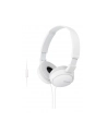 Słuchawki z mikrofonem Sony MDR-ZX110APW (białe) - nr 32