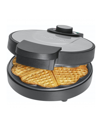 Bomann WA 1365 CB Waffle Maker, 1000 W, Black/Silver