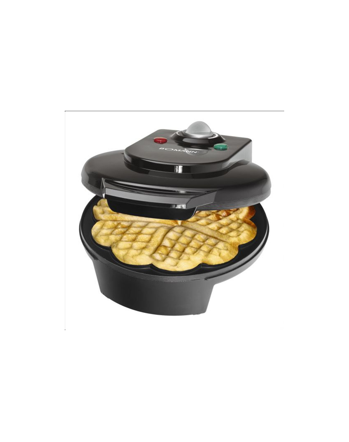 Bomann WA 5018 CB Waffle Maker, 1200 W,  Black główny